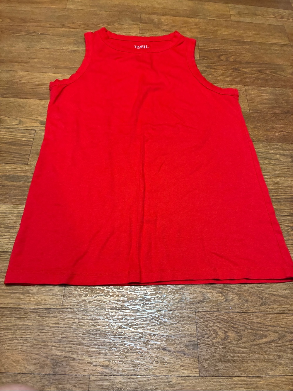 Time and Tru Red Sleeveless Tank Top Size Medium